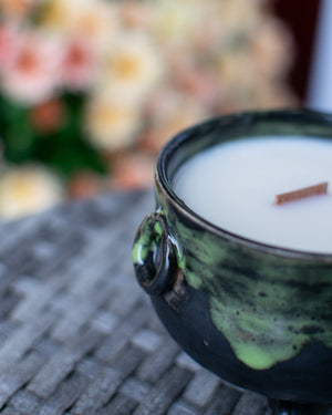 The Witch’s Brew Cauldron - Pottery Cauldron Candle