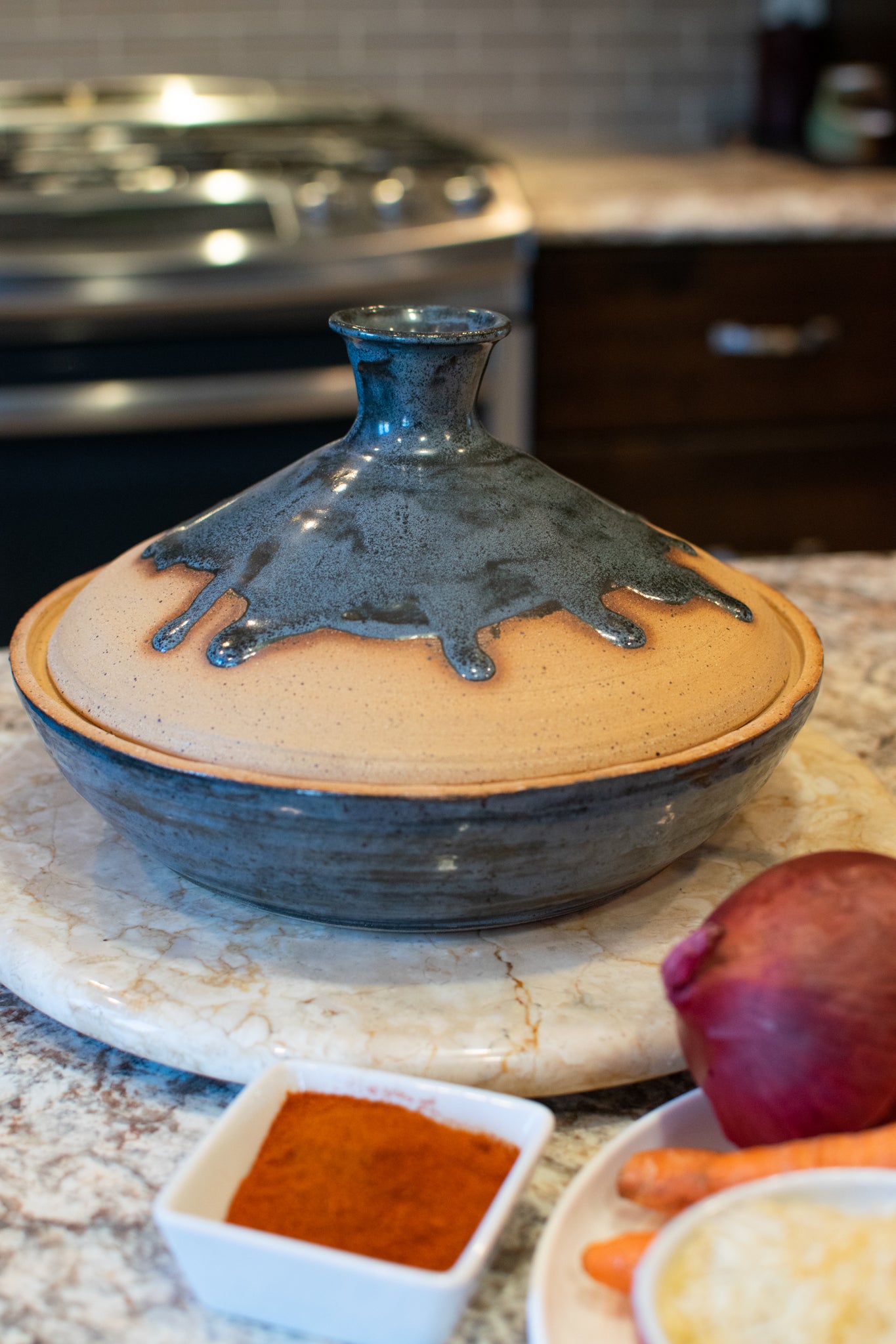 Hand-Crafted Tagine Pot - Sorcerers Stone
