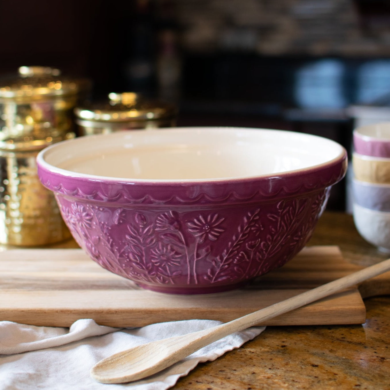 Mason Cash - In the Forest Hedgehog Green Mixing Bowl