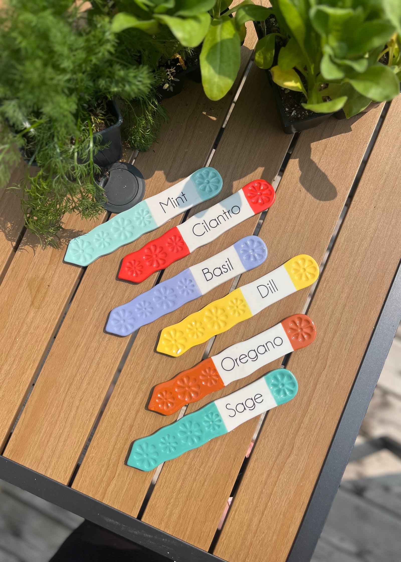 Summer Garden Herb Markers