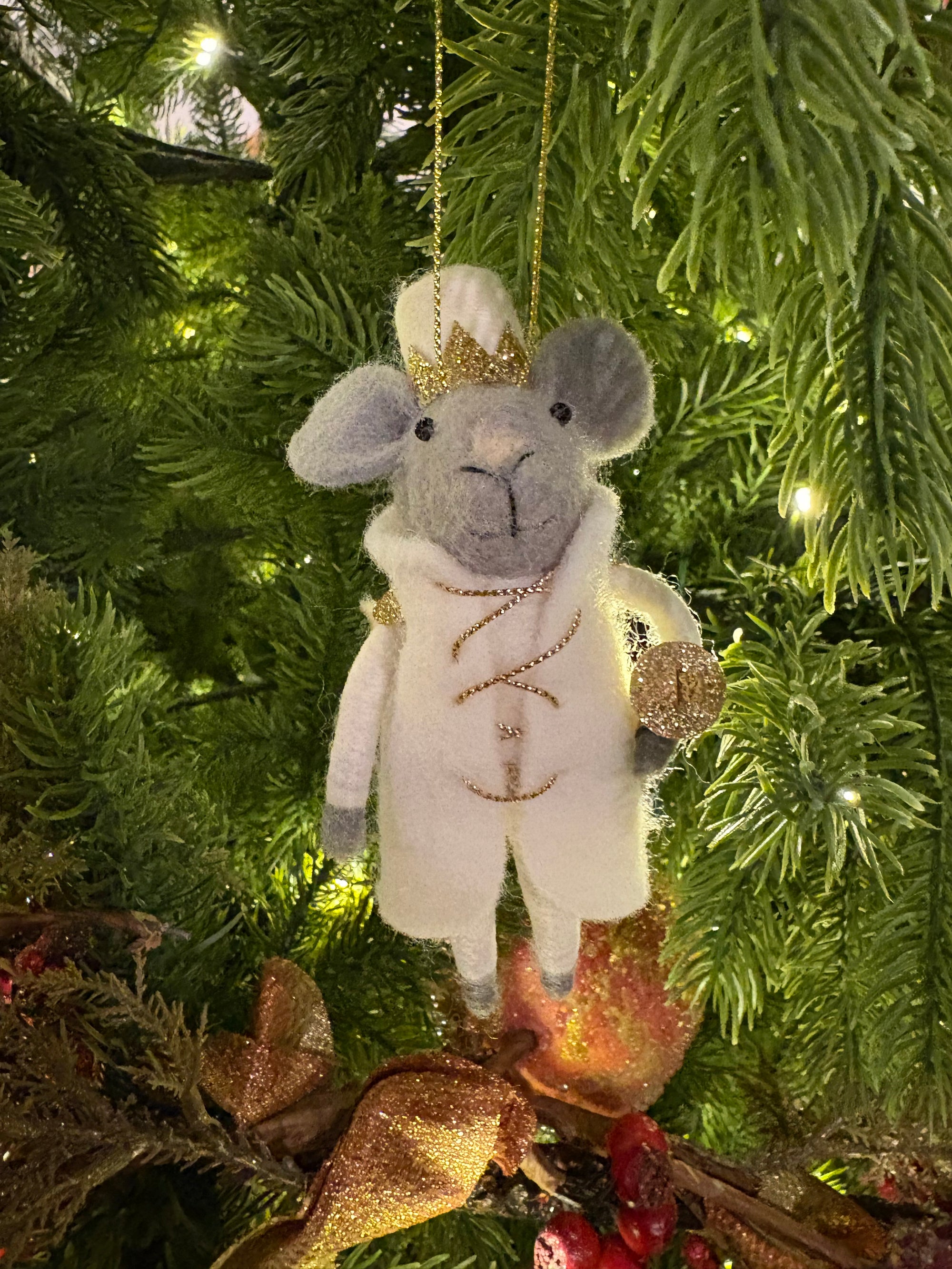 Noble Mouse Prince Ornament