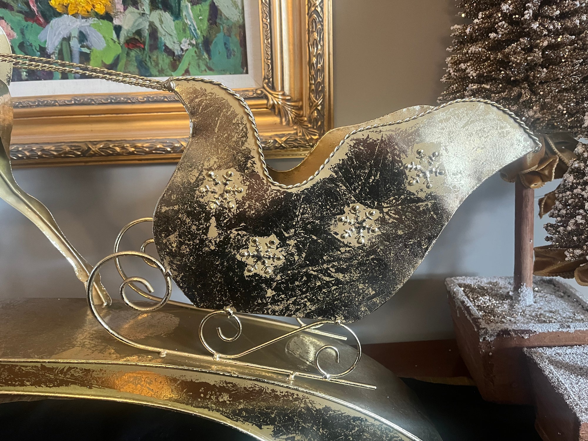 Santa's Sleigh Centrepiece