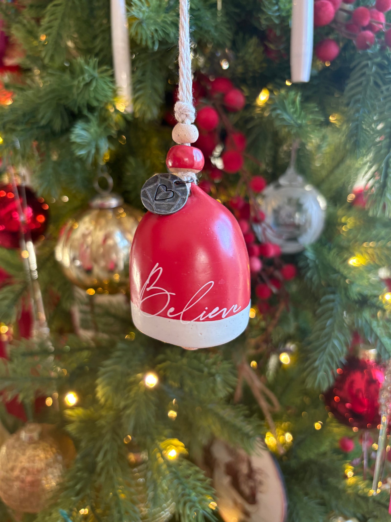 Mini Inspired Holiday Bell - Believe