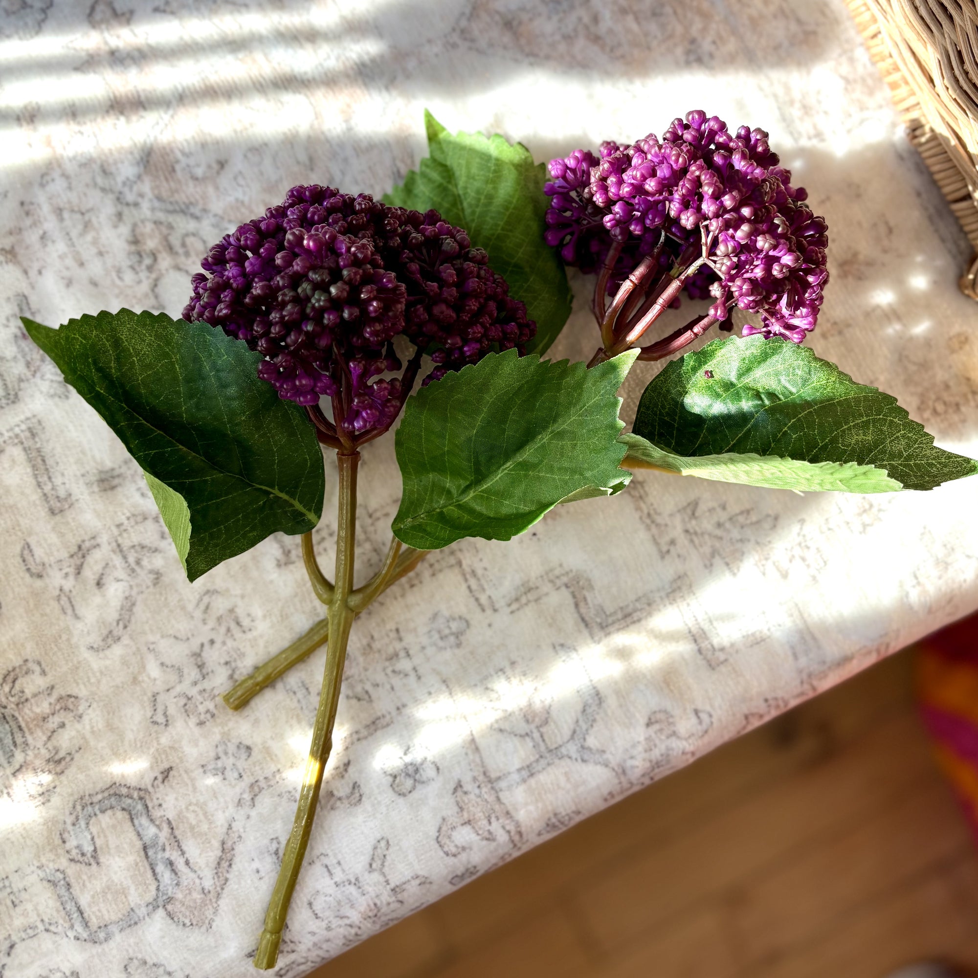 10" Seeded Hydrangea - Plum