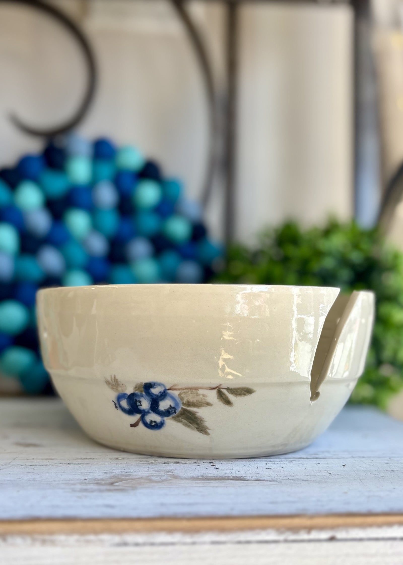 Blueberry Bunch Yarn Bowl