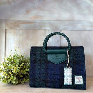 The Arran Tote - Green Tartan