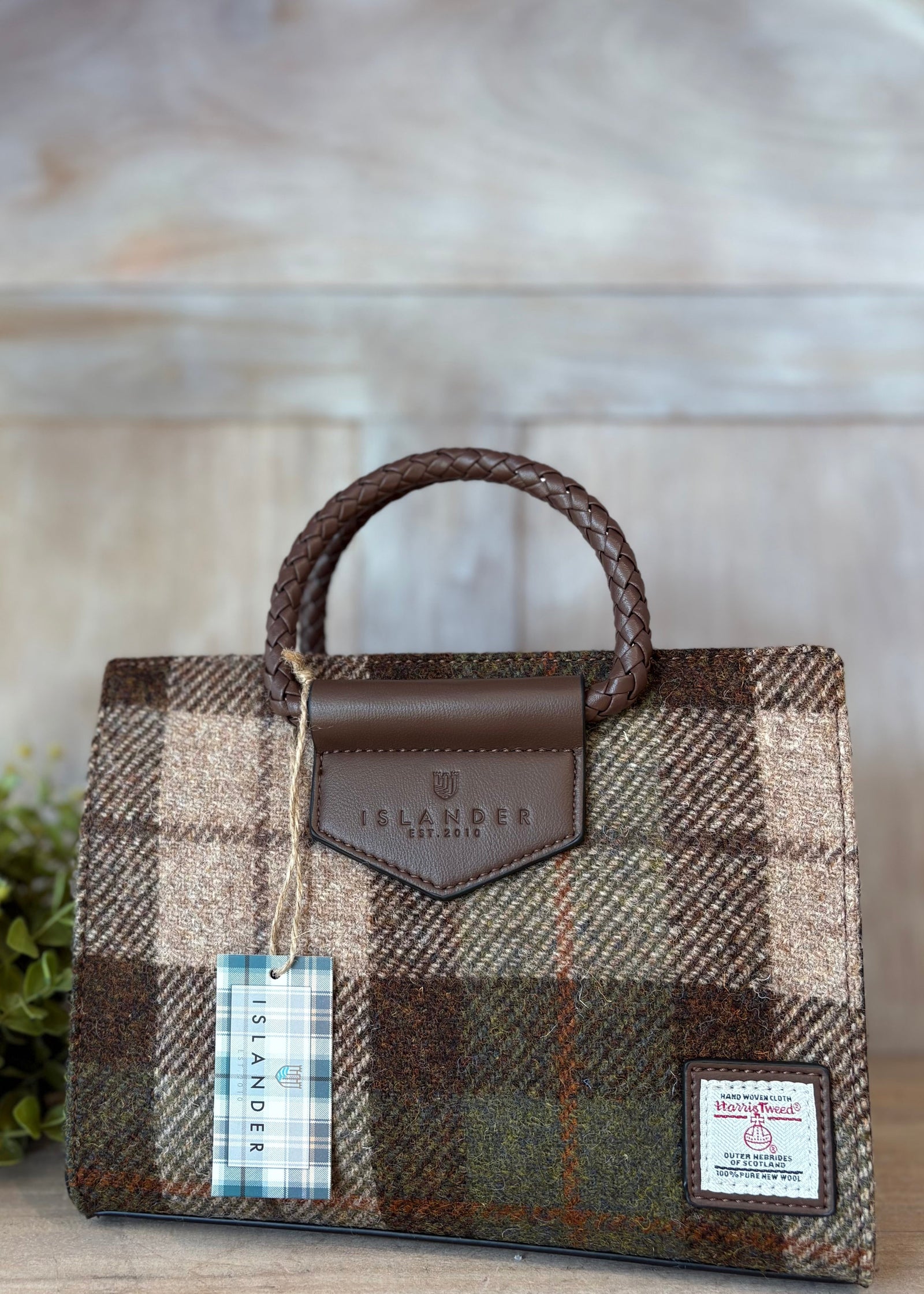The Arran Tote - Chestnut Tartan