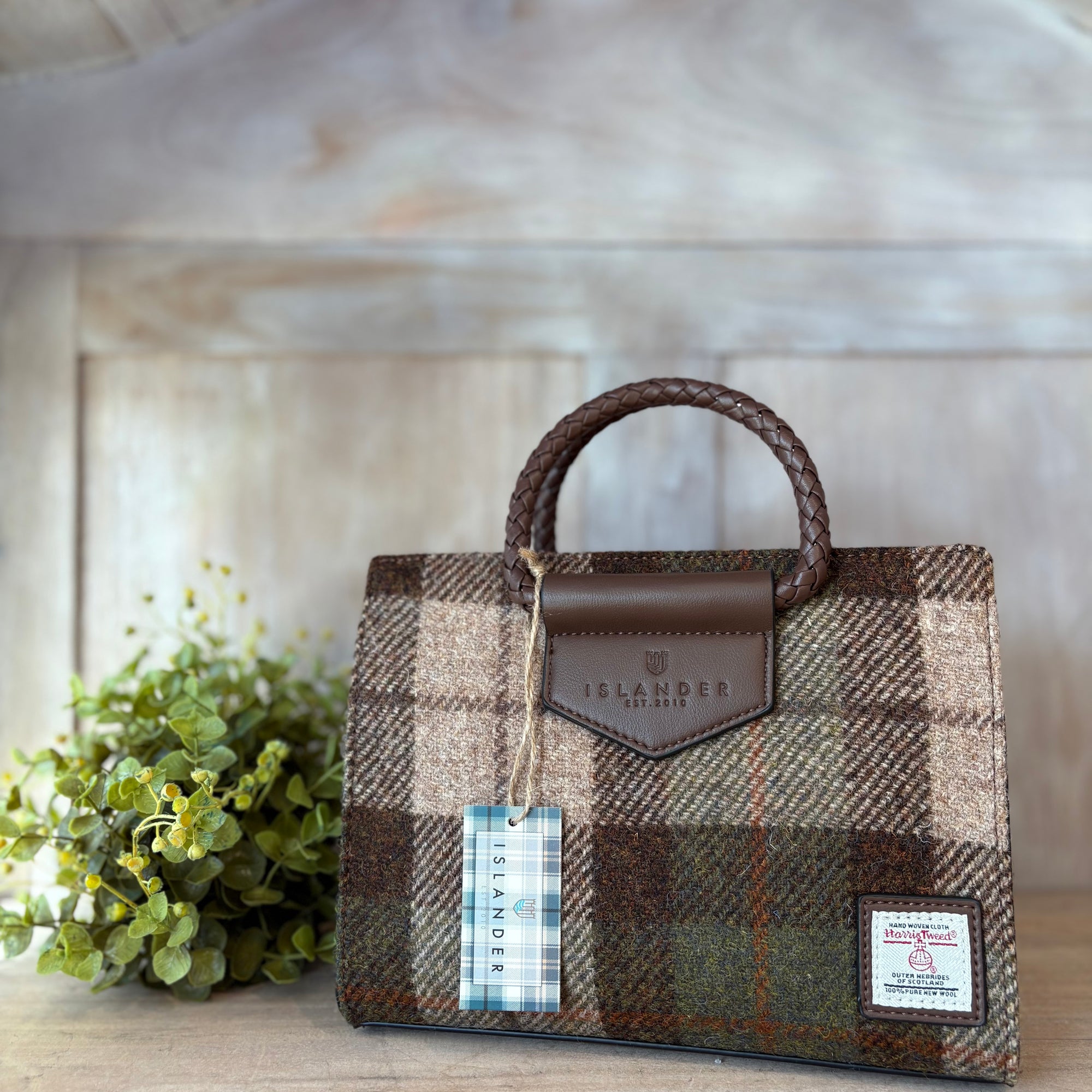 The Arran Tote - Chestnut Tartan