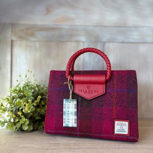 The Arran Tote - Fuchsia Tartan