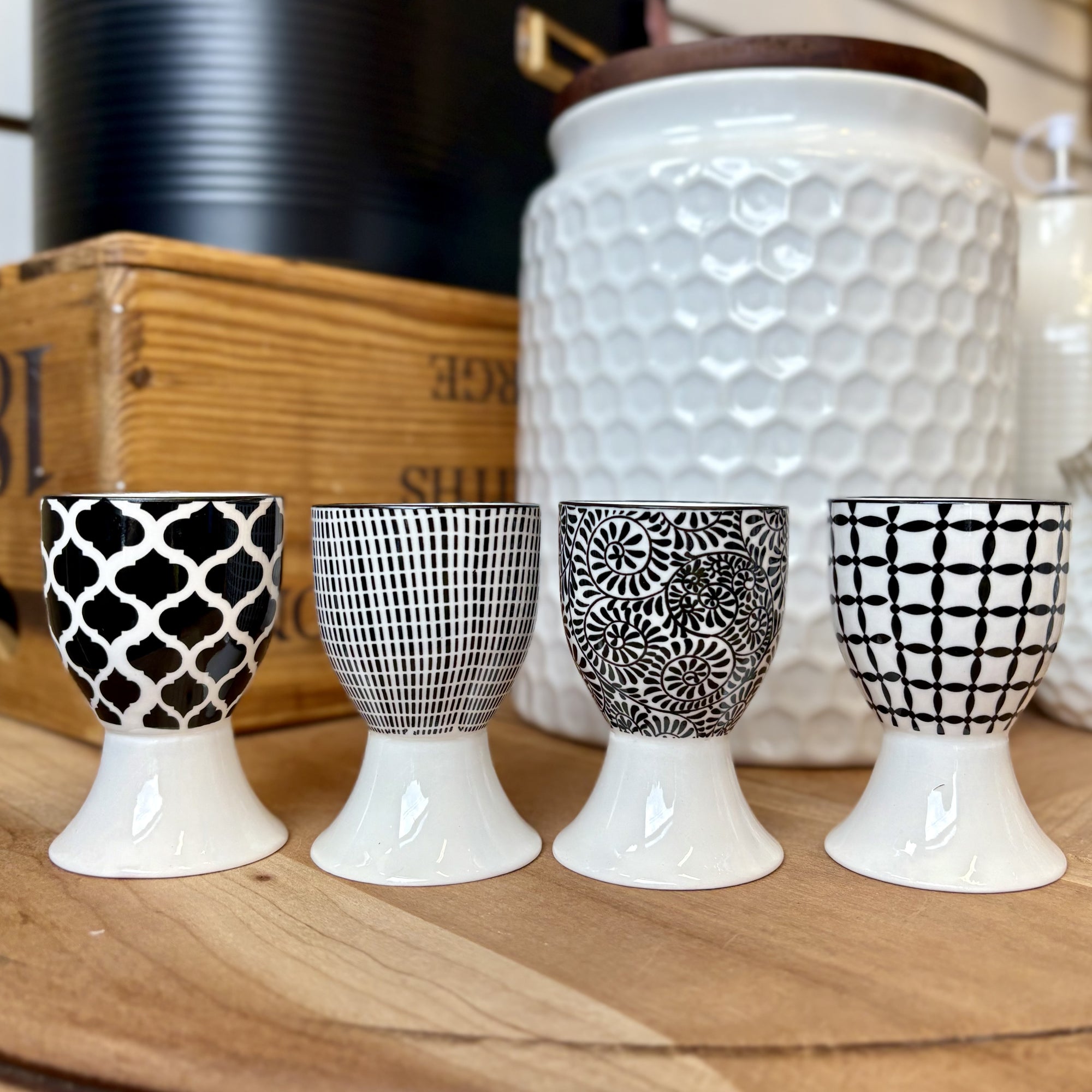 Graphic Egg Cups