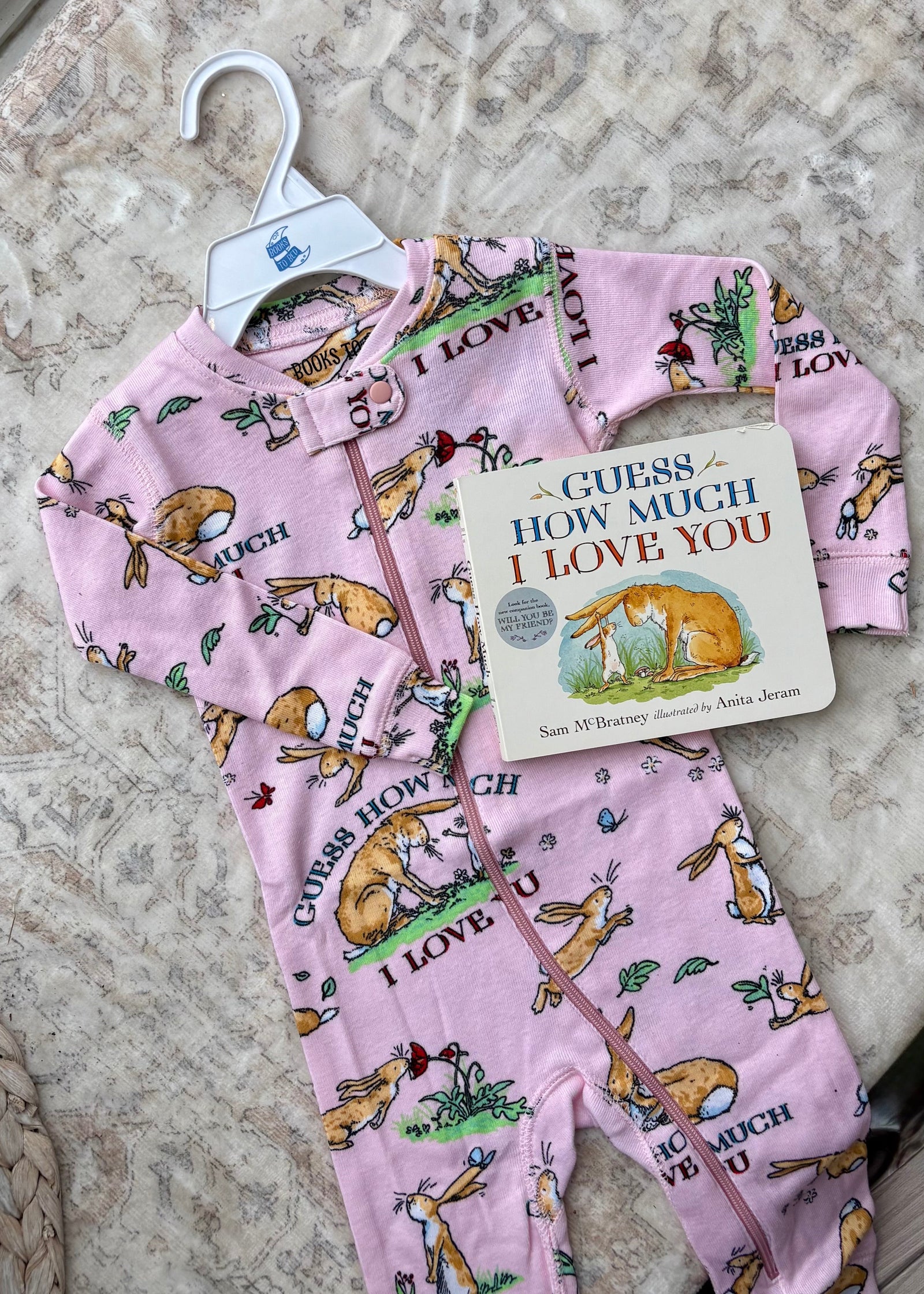 Guess How Much I Love You - Infant Coverall and Book Set