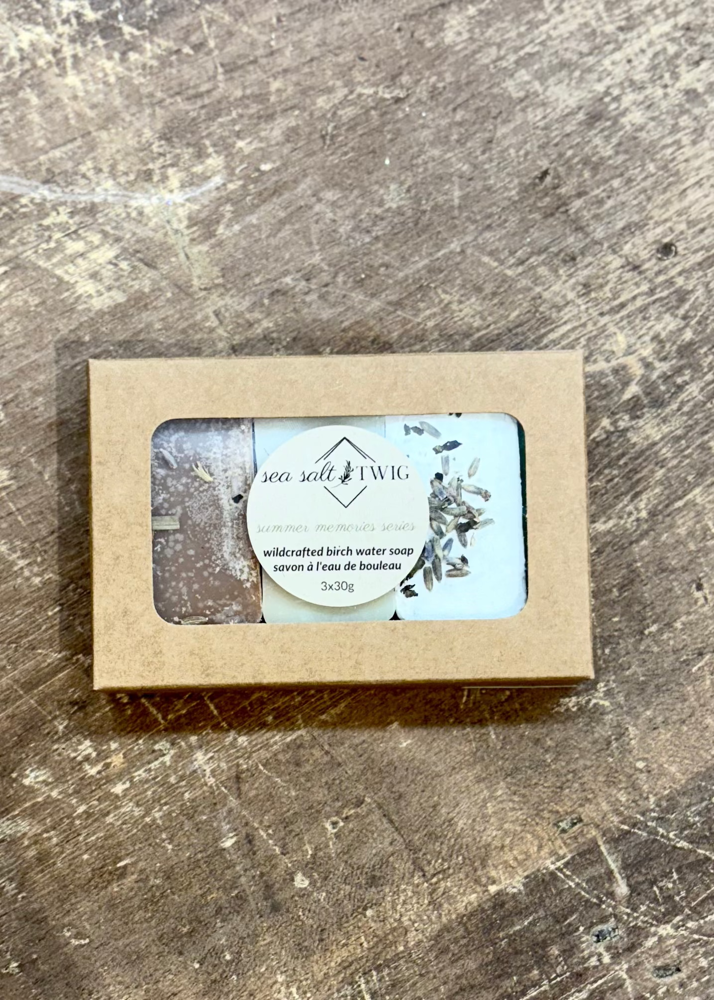 Sea Salt & Twig Infused Soap Set - Summer Memories