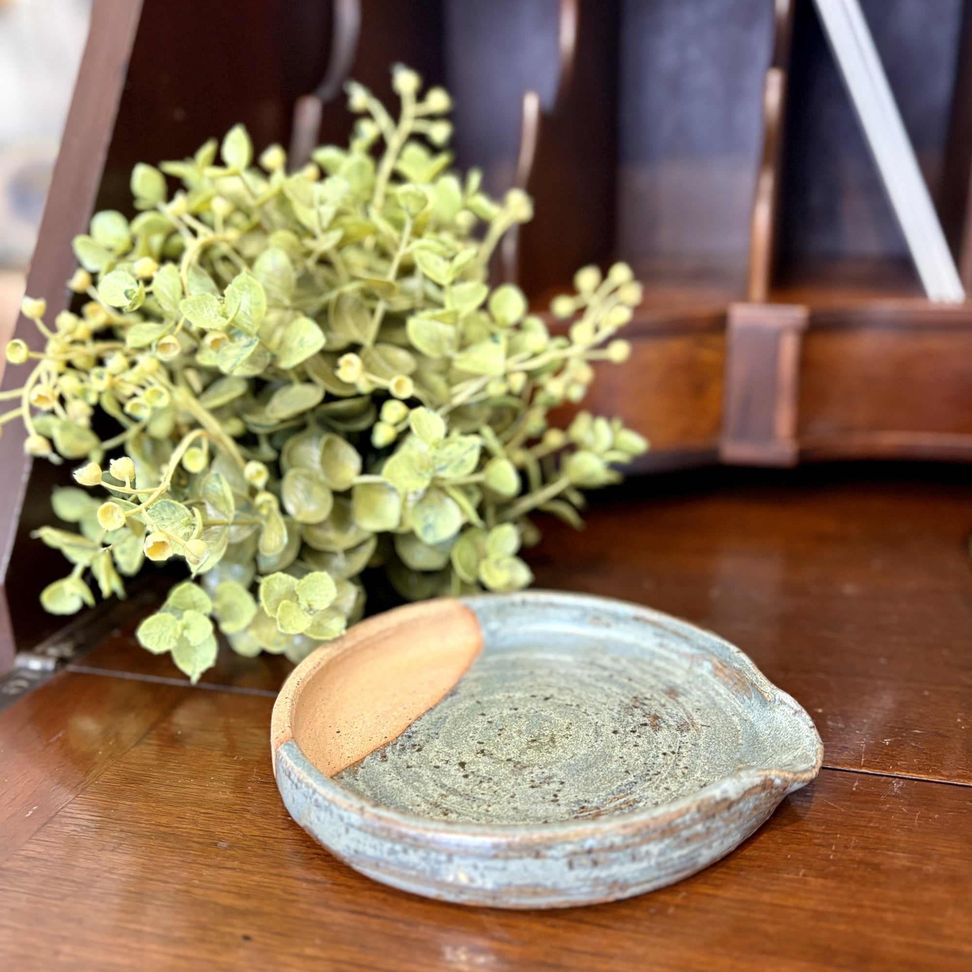 Mermaid Lagoon - Spoon Rest - Handmade Pottery