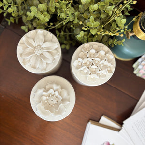 Ivory Elegance Woodwick Candle - Lemon Raspberry Chiffon
