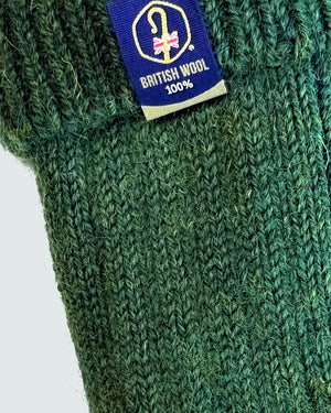 British Wool Boot Socks - Celtic Green