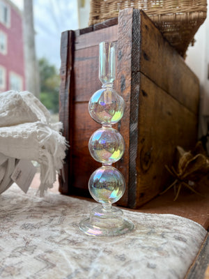 Iridescent Candle Holders