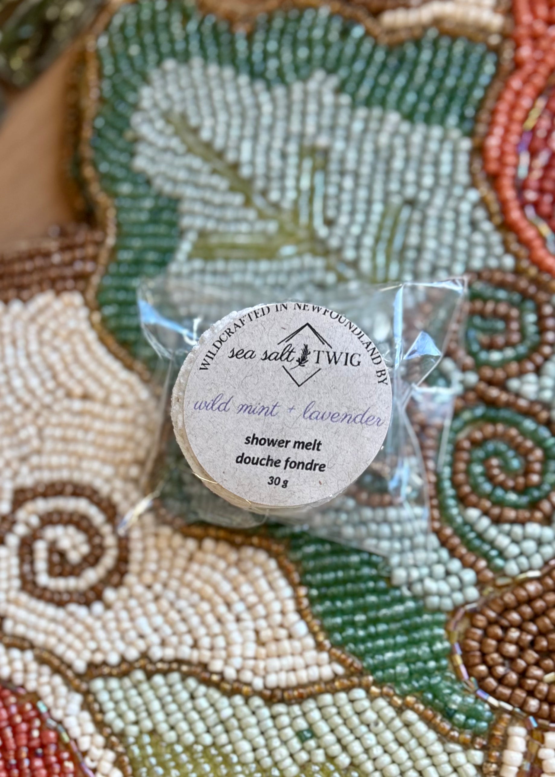 Wild Mint + Lavender - Sea Salt & Twig Shower Melt