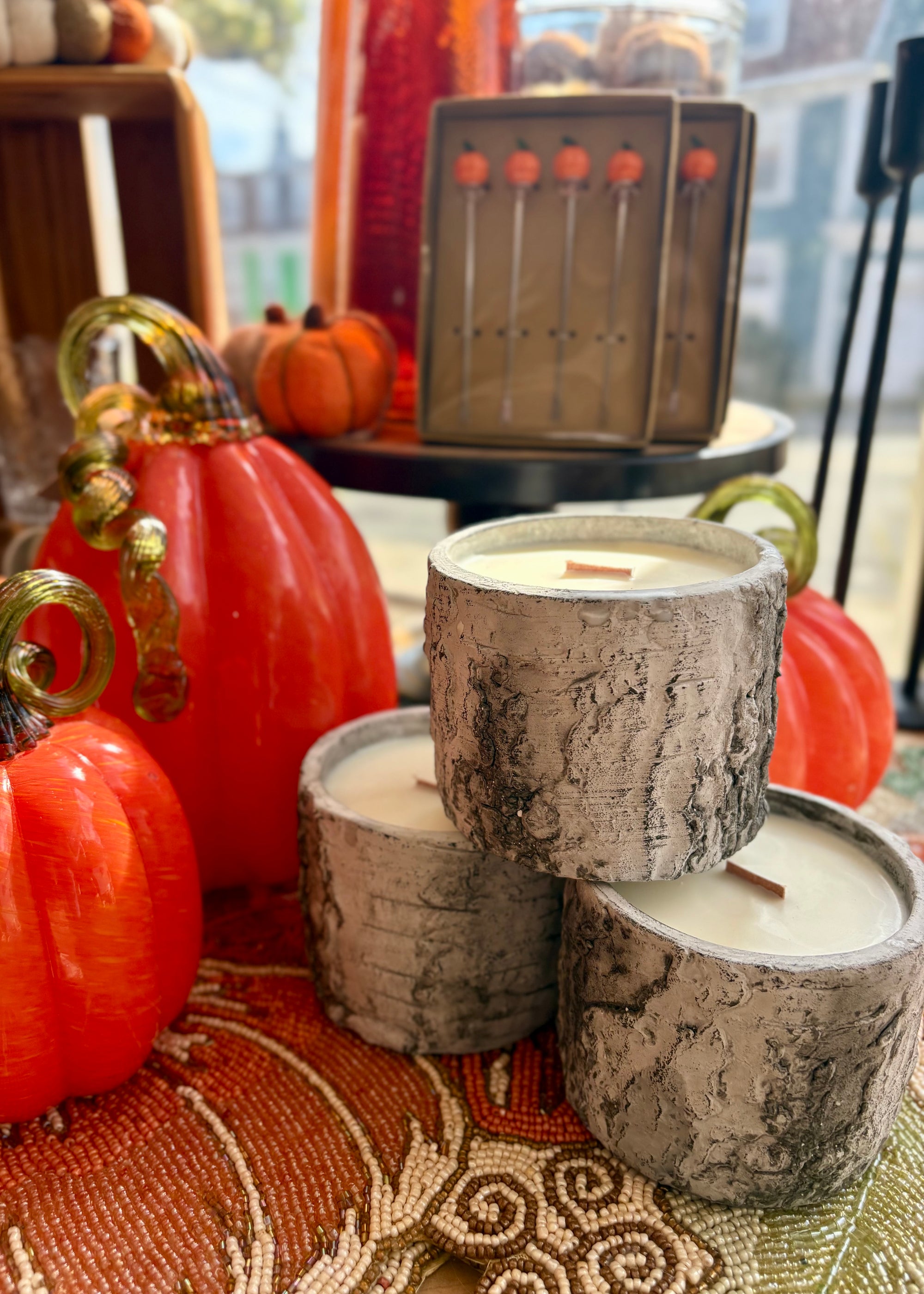 Autumn Birch Woodwick Candles