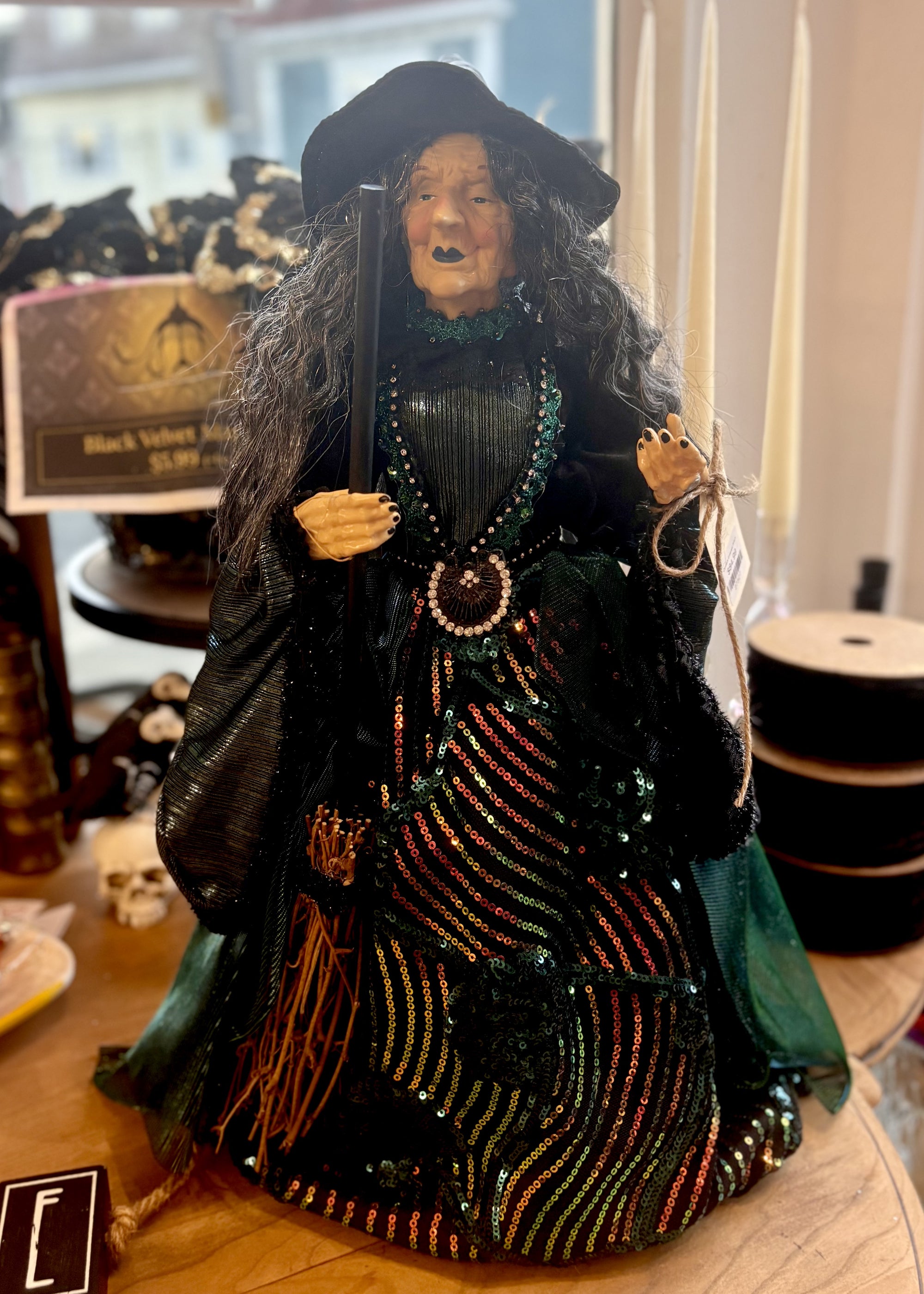 Opulent Emerald Witch
