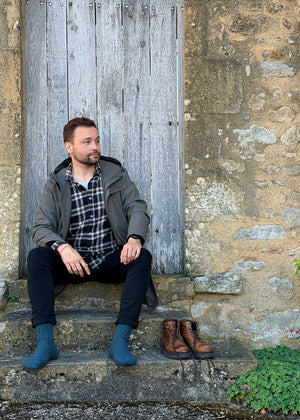 British Wool Boot Socks - Mallard