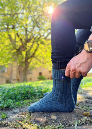 British Wool Boot Socks - Mallard