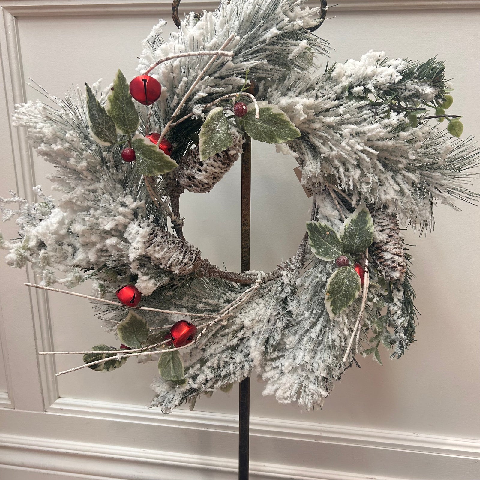 Frosted Woodland Jingle Wreath/Candle Ring