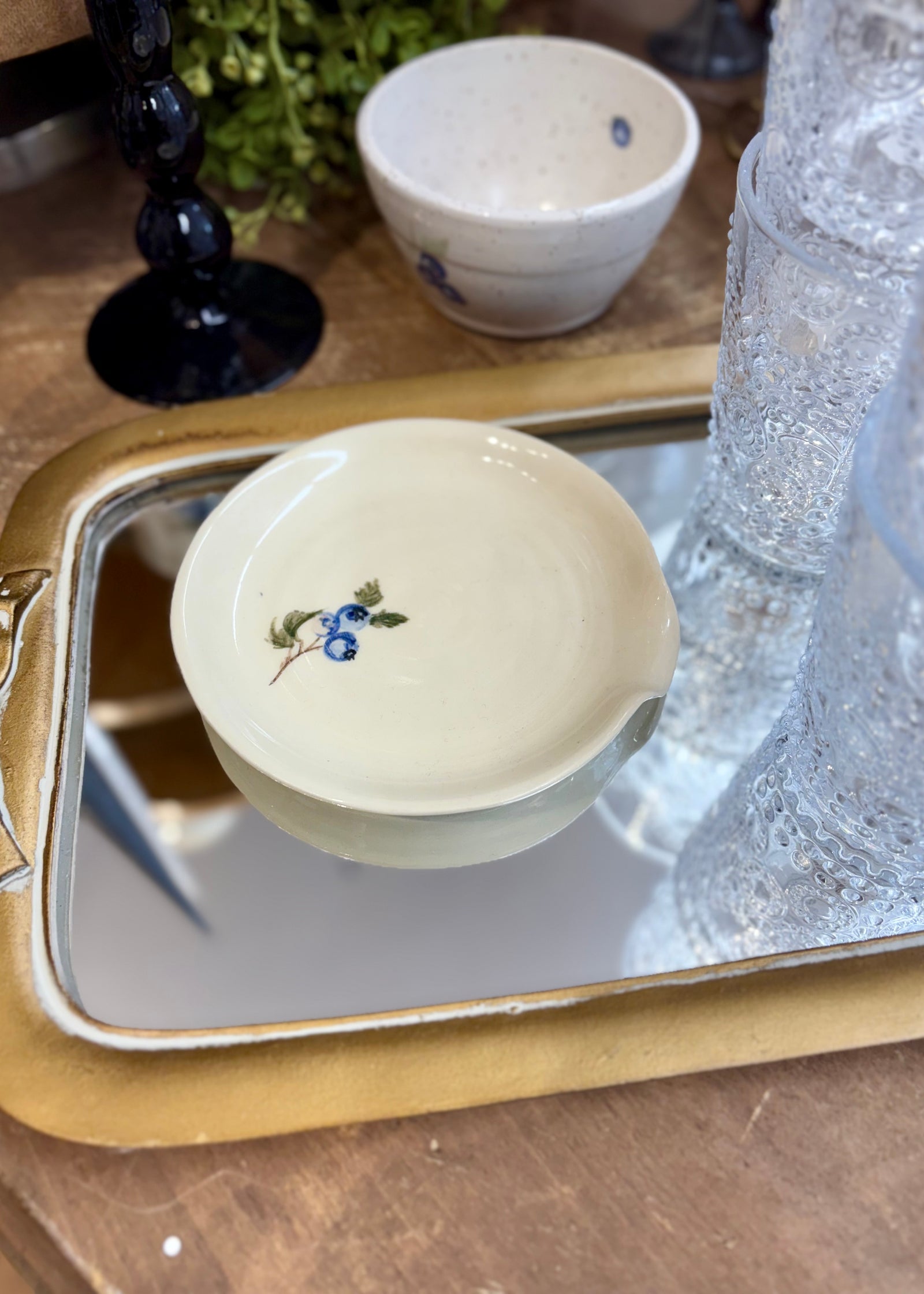 Newfoundland Blueberry - Spoon Rest - Handcrafted Pottery