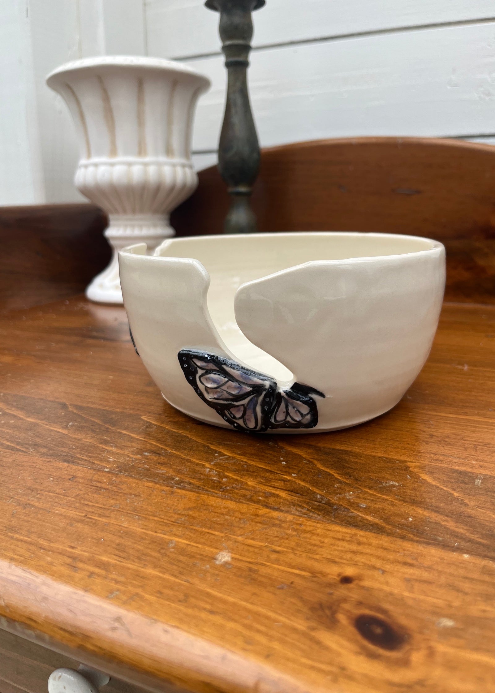 Dimensional Butterfly Yarn Bowl