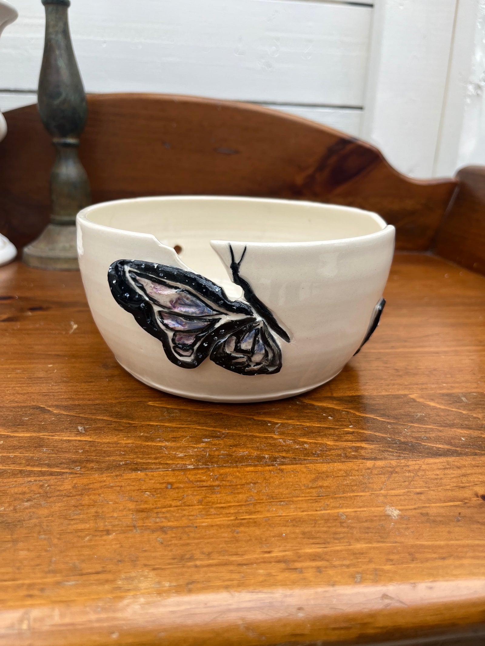 Dimensional Butterfly Yarn Bowl