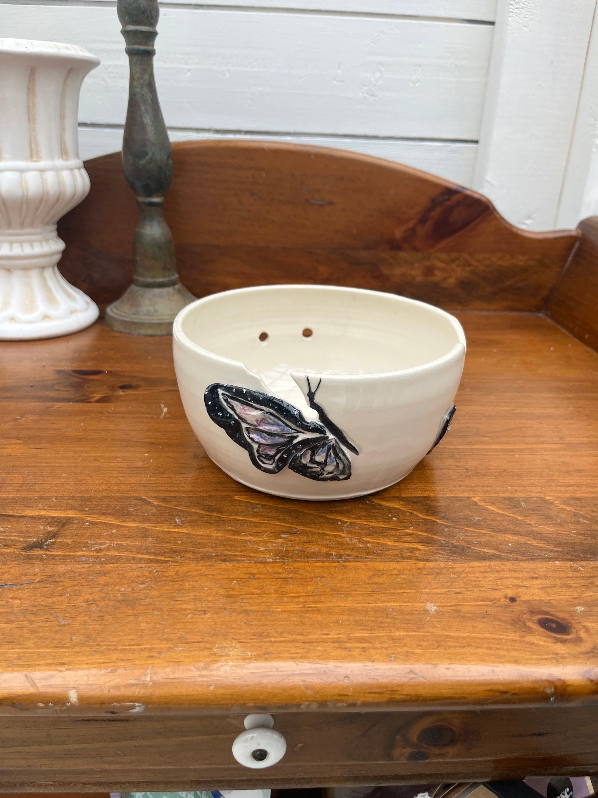 Dimensional Butterfly Yarn Bowl