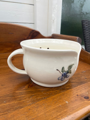Porcelain Blueberry Yarn Bowl