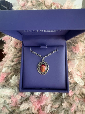 Heathergems Celtic Oval Pendant
