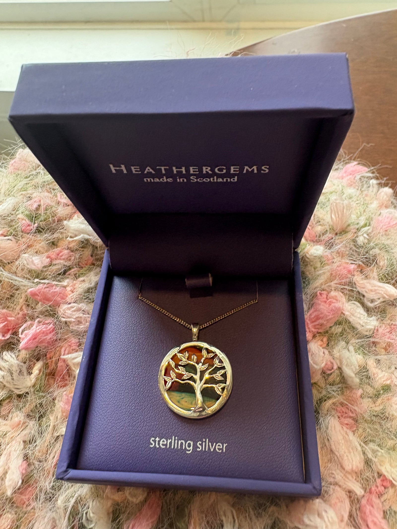 Heathergems - Silver Tree of Life Pendant