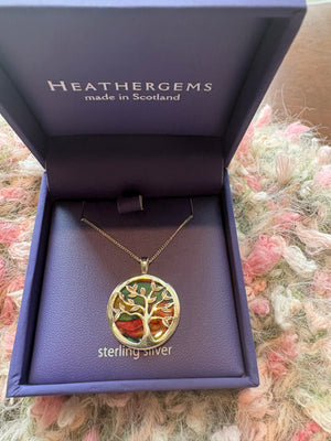 Heathergems - Silver Tree of Life Pendant