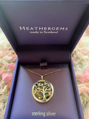 Heathergems - Silver Tree of Life Pendant