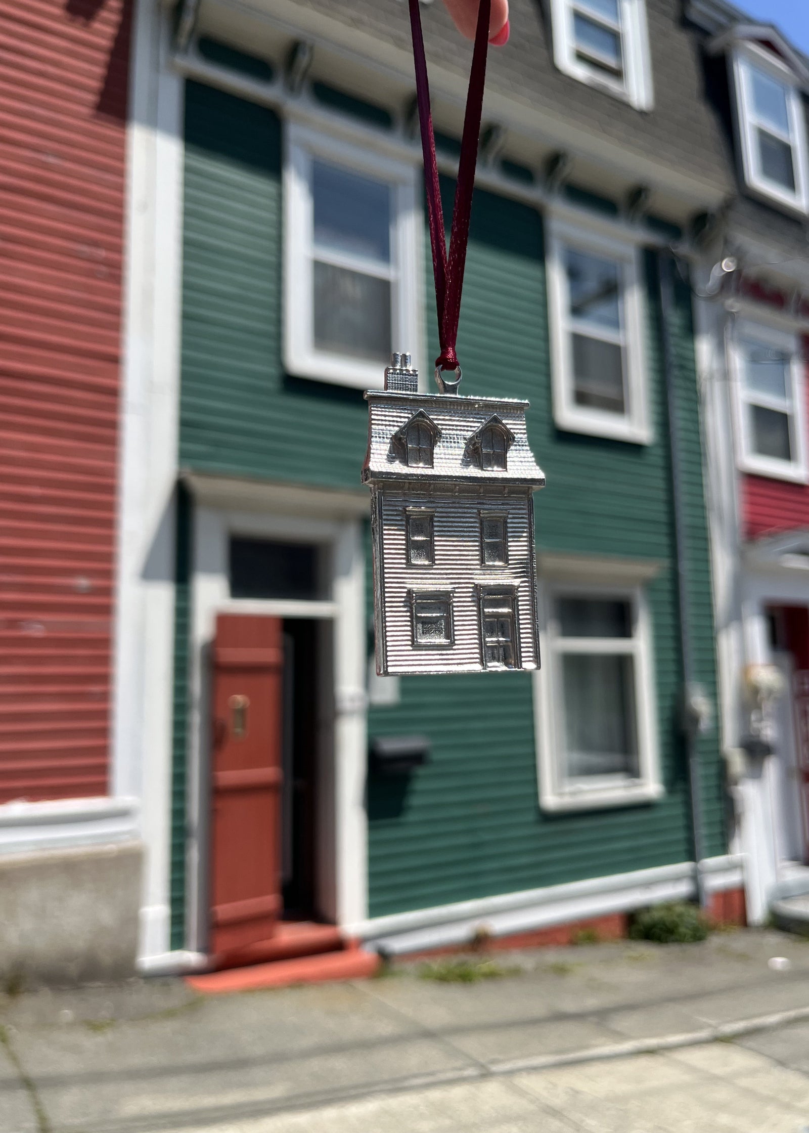 Row House Christmas Ornament