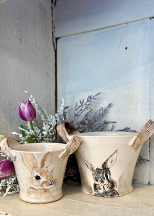 Bunny Baskets - Handcrafted Pottery