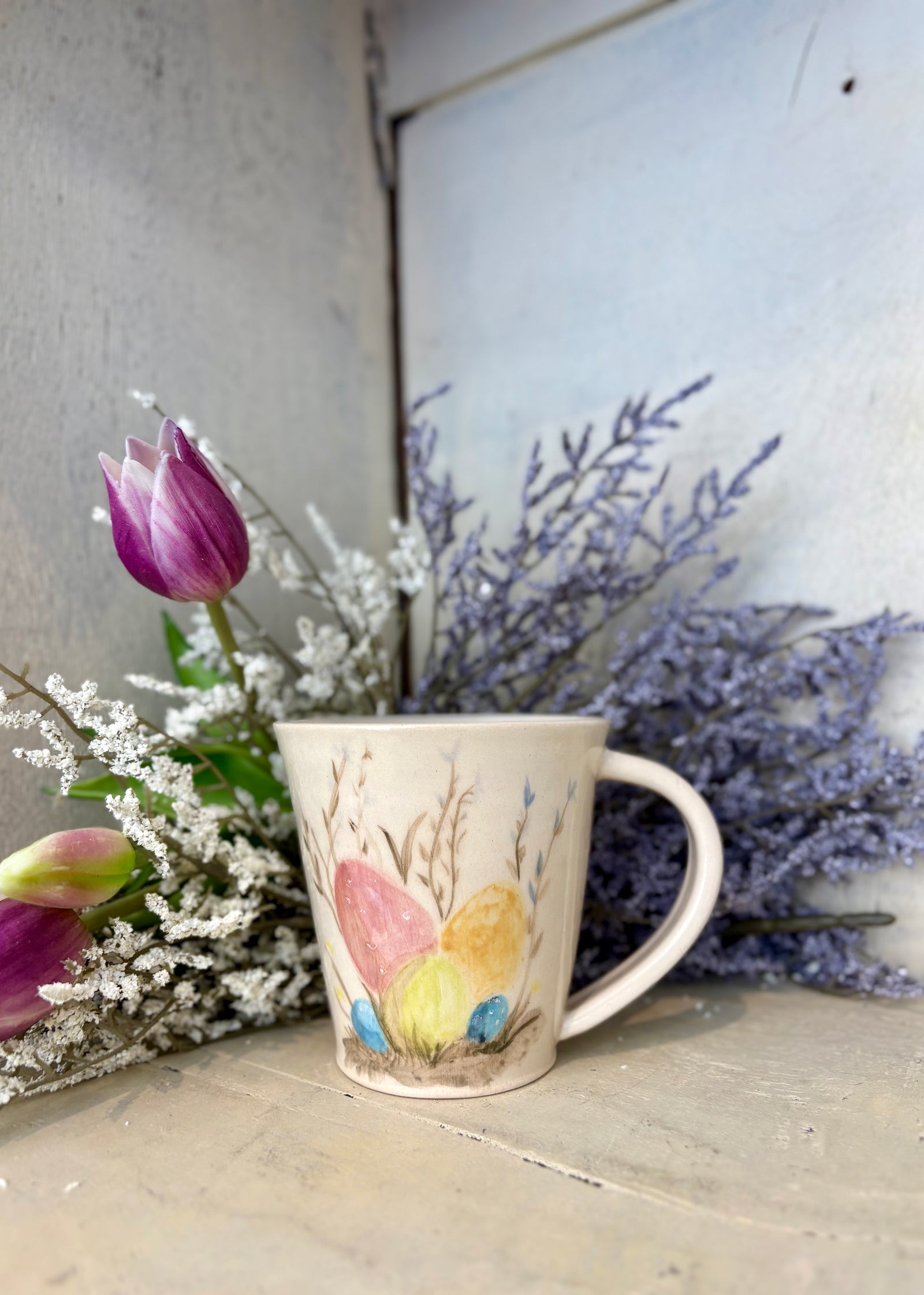 Amongst the Wildflowers - Handmade Pottery Mug