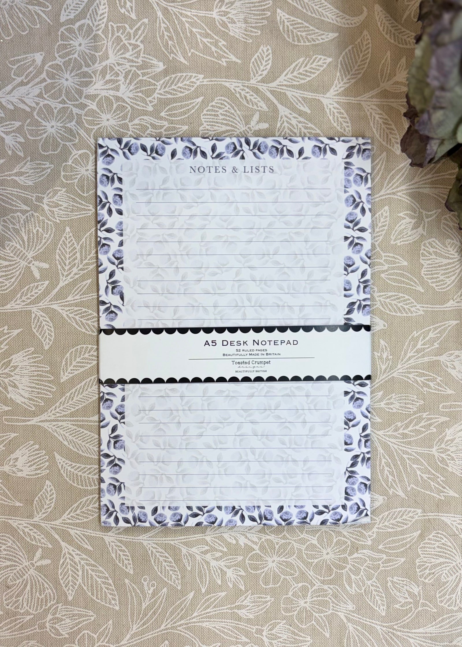 The Chateau Collection - Mini Roses A5 Desk Pad