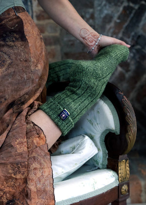 British Wool Boot Socks - Celtic Green