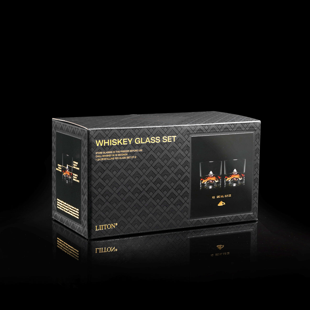 K2 Mountain - Whiskey Glasses Set