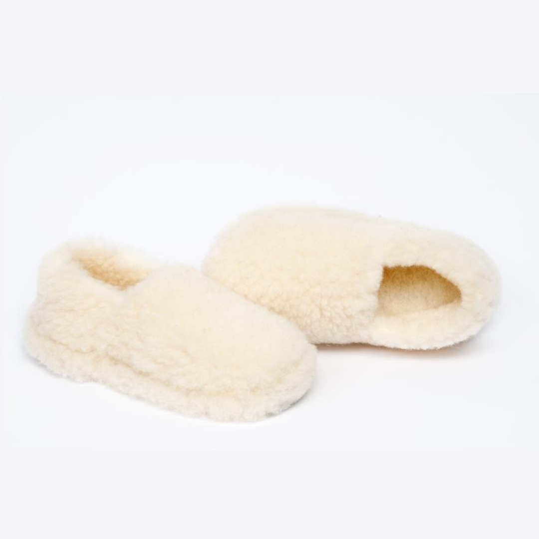 Natural Wool - Sheep by the Sea Slippers