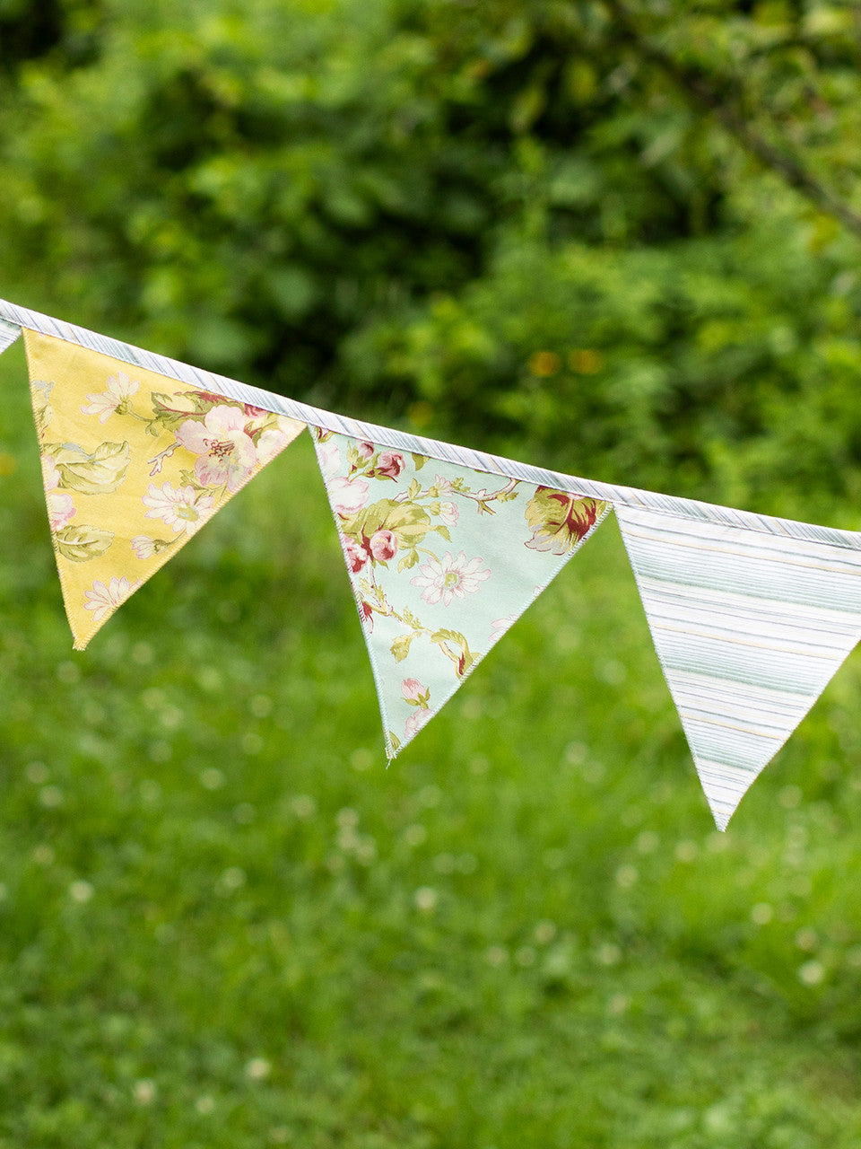 April Cornell Apple Blossom Patchwork Pennant