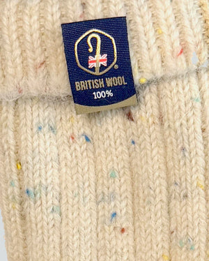 British Wool Boot Socks - Rainbow Nepp