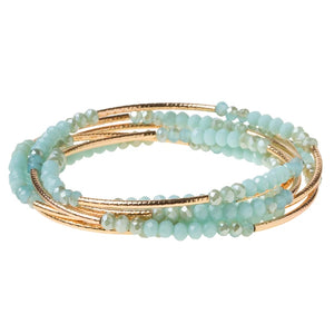 Scout Wrap - Turquoise Combo Gold