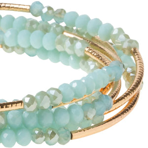 Scout Wrap - Turquoise Combo Gold