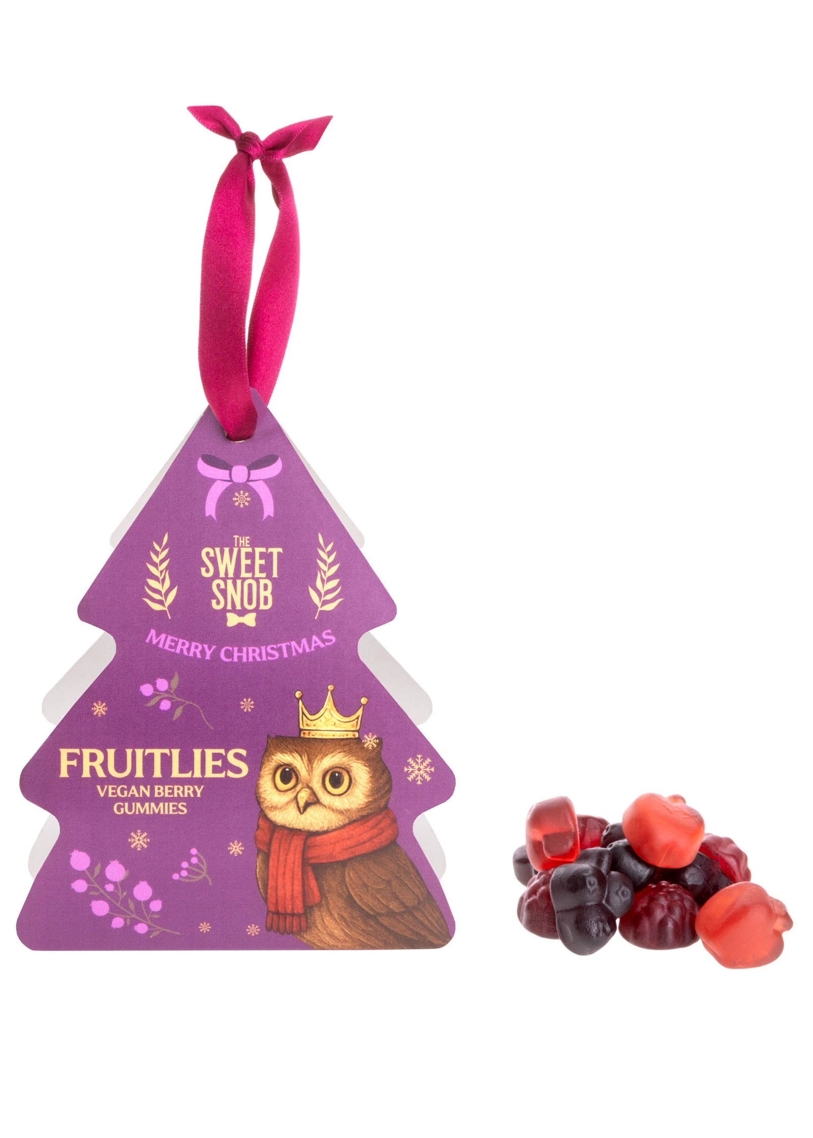 Candy Holiday Tree - Fruitlies Berry Mix Vegan Gummy
