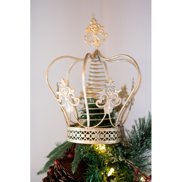 Antique Crown Tree Topper
