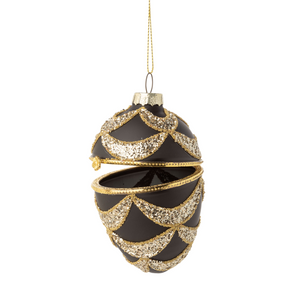 Black Trinket Holder Ornament