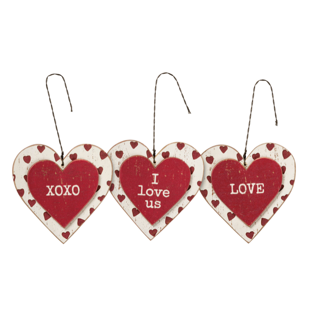 Love Heart Ornaments